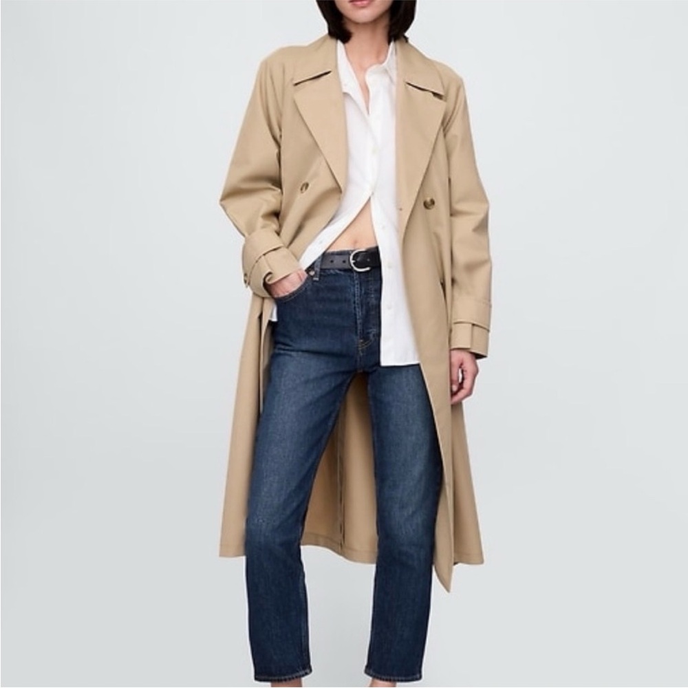GAP High Rise Cheeky Straight Jeans - Dark Indigo